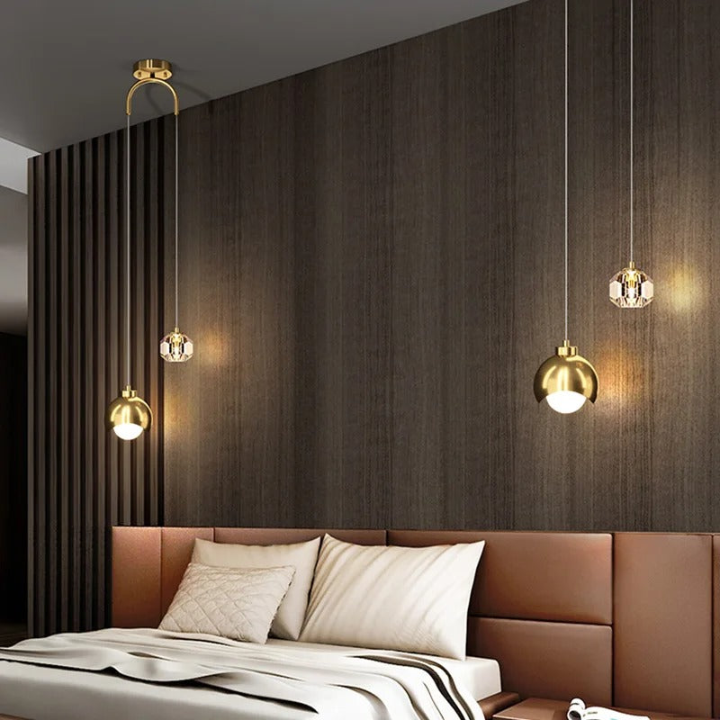 Aurea Modern LED Pendant Light For Bedroom And Dining