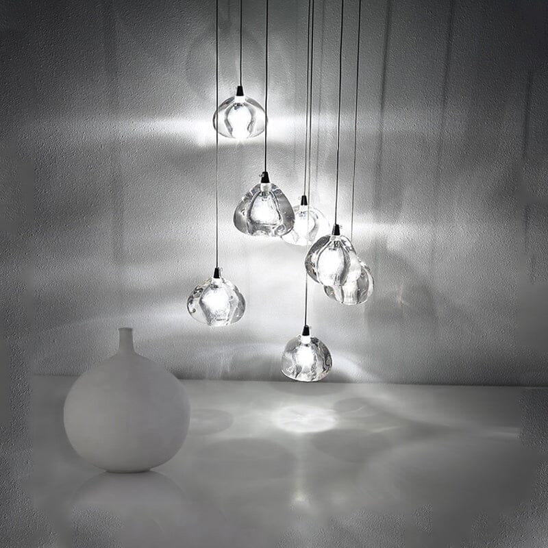 Lumenry Kristall-Treppenhaus-Kronleuchter Modernes LED-Beleuchtungssystem