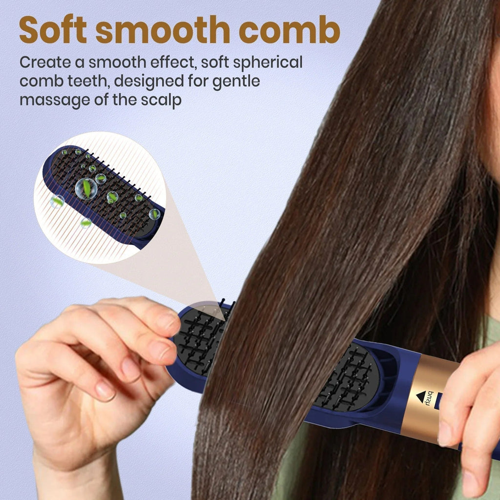 AeroNova 5-In-1 Hair Styler 1000W High-Velocity Hot Air Brush With Ionic Infrared