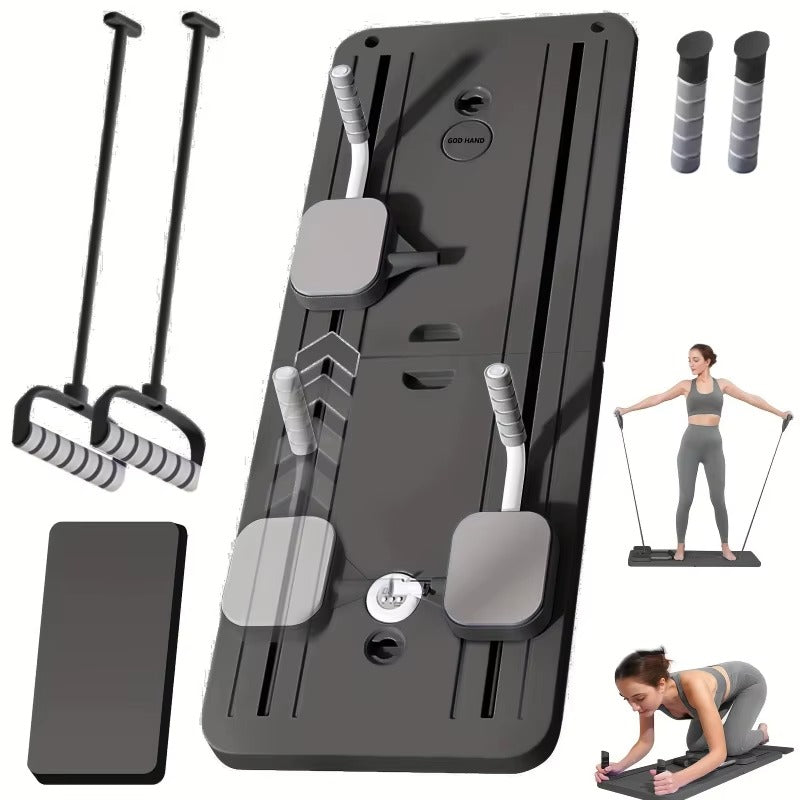 FlexBoard Přenosná skládací cvičební deska na pilates s držadlem pro přenášení