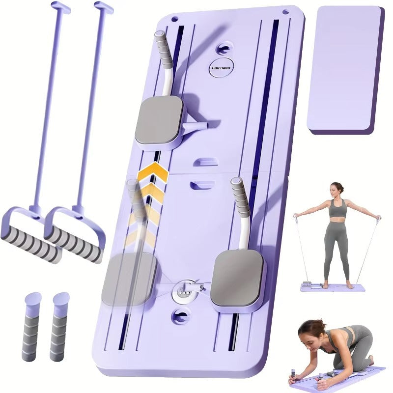 FlexBoard Přenosná skládací cvičební deska na pilates s držadlem pro přenášení