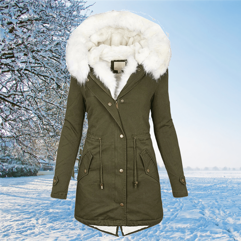 LumaVale Frost Winter Jacket for Women Elegant Warm Outerwear