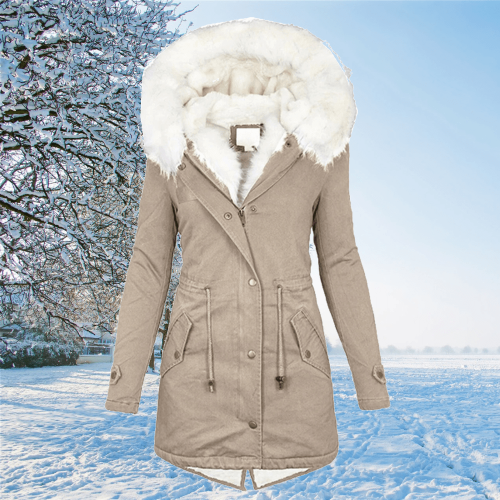 LumaVale Frost Winter Jacket for Women Elegant Warm Outerwear
