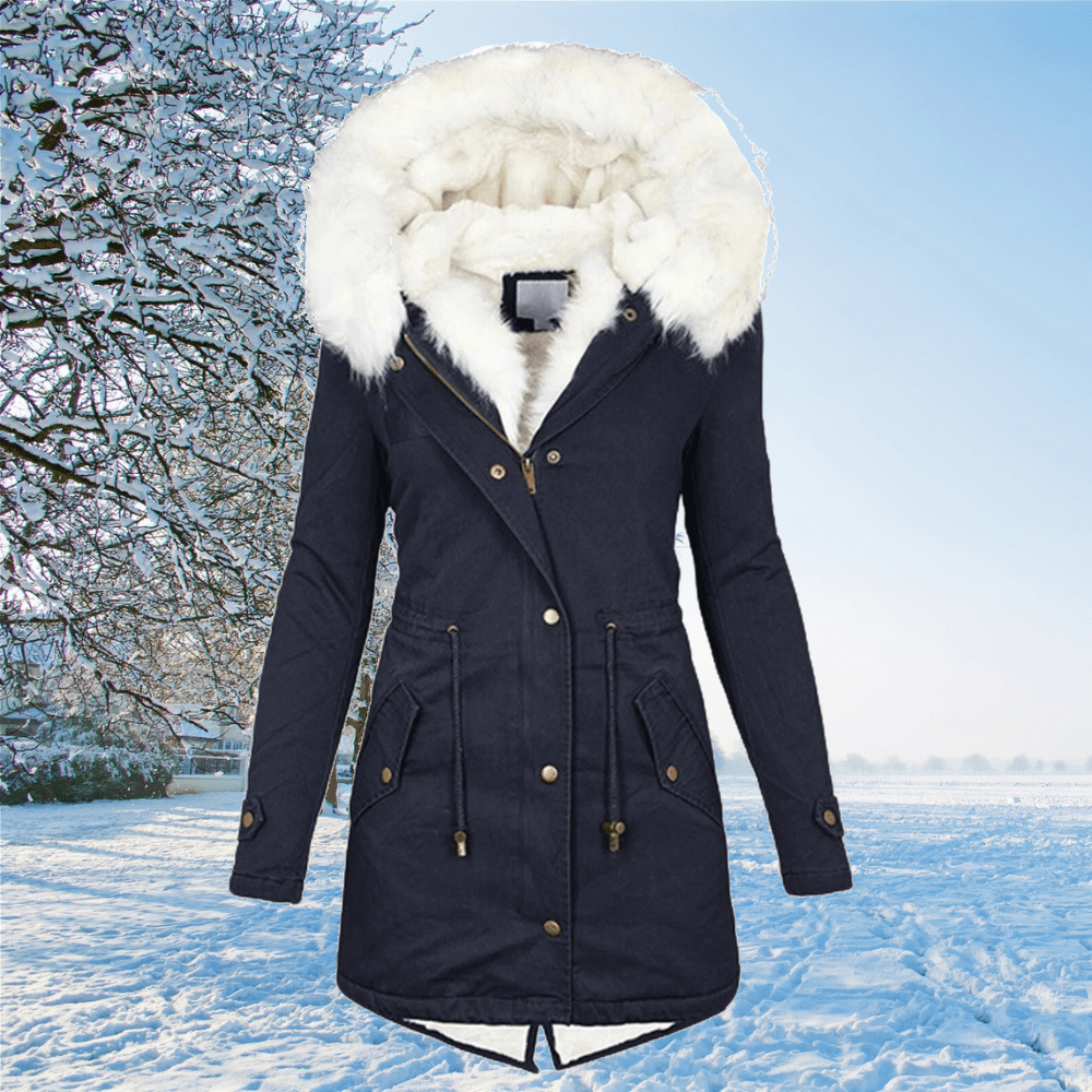 LumaVale Frost Winter Jacket for Women Elegant Warm Outerwear