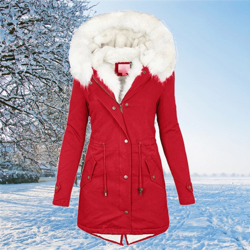 LumaVale Frost Winter Jacket for Women Elegant Warm Outerwear