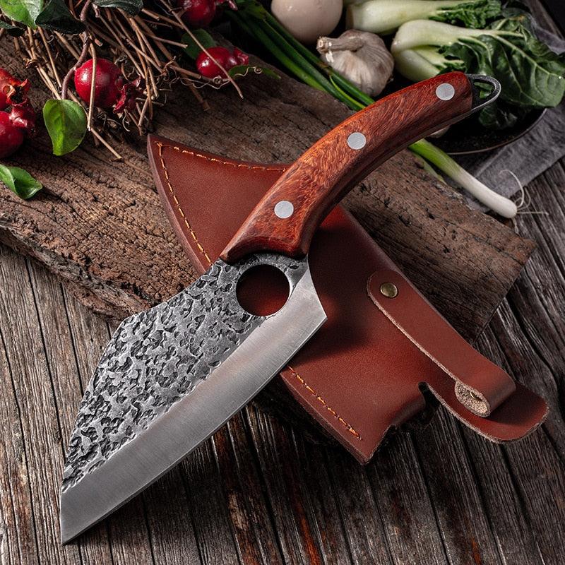 Artisan Stainless Steel Cleaver Knife for Professional Kitchens