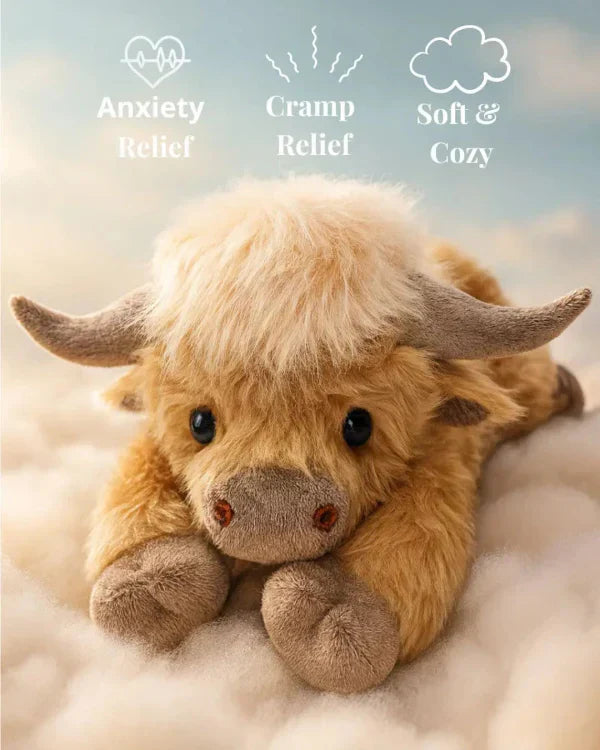 Peluche Mucca Highland Meadowview con Design Accogliente e Abbracciabile