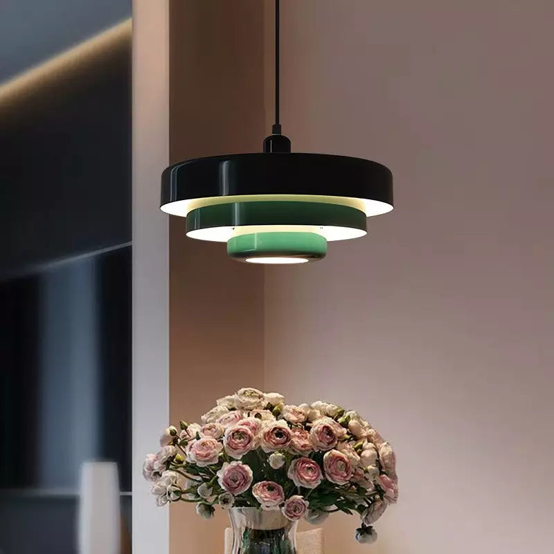 LumaNord Drie Lagen Noordse Hanglamp Met Bauhaus Metaalafwerking