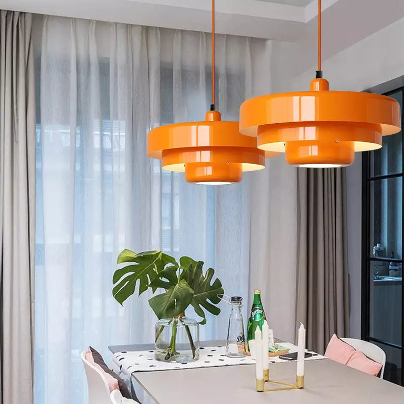 LumaNord Drie Lagen Noordse Hanglamp Met Bauhaus Metaalafwerking
