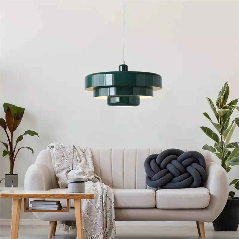 LumaNord Drie Lagen Noordse Hanglamp Met Bauhaus Metaalafwerking