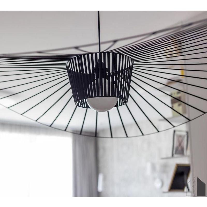 Minimalist Straw Hat Pendant Light For Modern Interiors