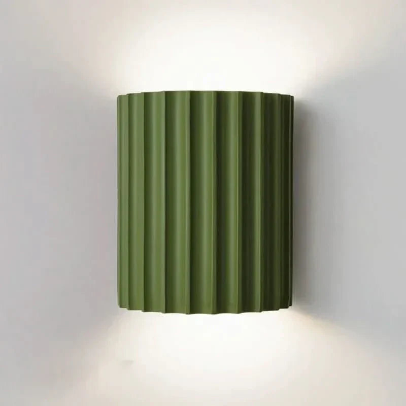 LumaNest Moderní nástěnná lampa z pryskyřice s ambientním LED světlem