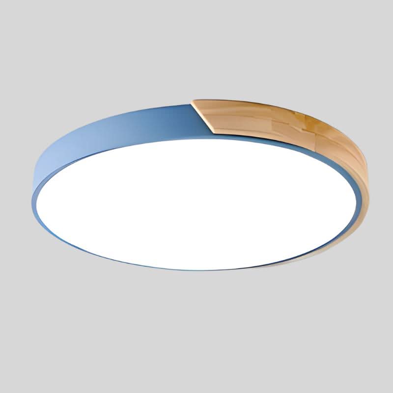 Nordic Wooden Macaron LED Ceiling Light for Cozy Ambience by LumosNest