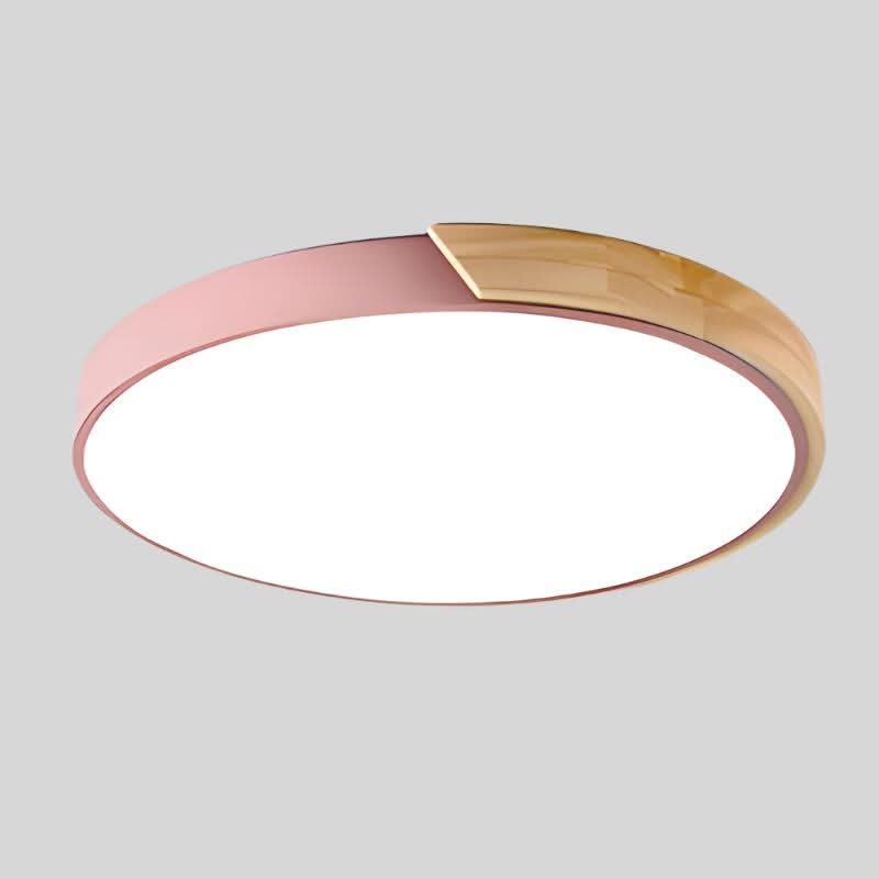 Nordic Wooden Macaron LED Ceiling Light for Cozy Ambience by LumosNest