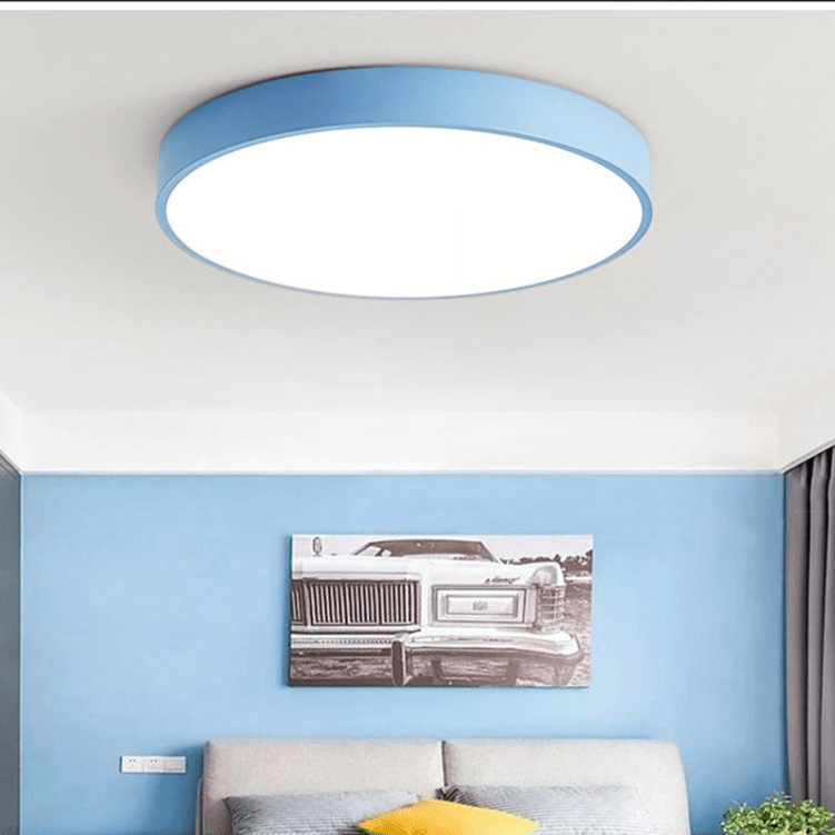 Nordic Wooden Macaron LED Ceiling Light for Cozy Ambience by LumosNest