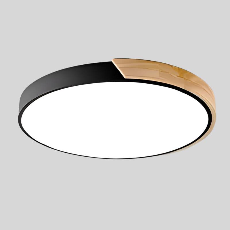 Nordic Wooden Macaron LED Ceiling Light for Cozy Ambience by LumosNest