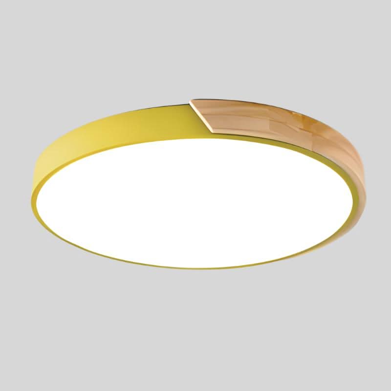 Nordic Wooden Macaron LED Ceiling Light for Cozy Ambience by LumosNest