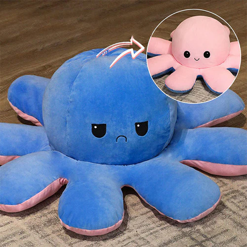 Cuddle Cove Plüsch-Oktopus-Spielzeug mit weichem, kuscheligem Körper für Kinder