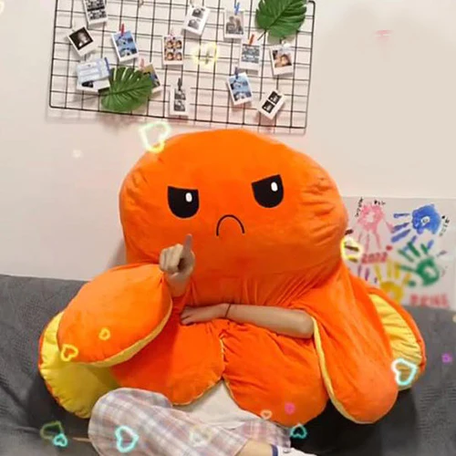 Cuddle Cove Plüsch-Oktopus-Spielzeug mit weichem, kuscheligem Körper für Kinder