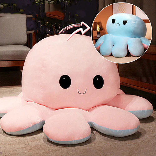 Cuddle Cove Plüsch-Oktopus-Spielzeug mit weichem, kuscheligem Körper für Kinder