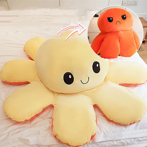 Cuddle Cove Plüsch-Oktopus-Spielzeug mit weichem, kuscheligem Körper für Kinder