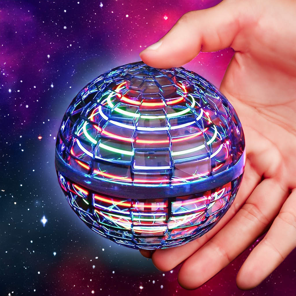Vortex Orb Flying Ball With USB Rechargeable RGB Flight System And Gyroscopic Boomerang