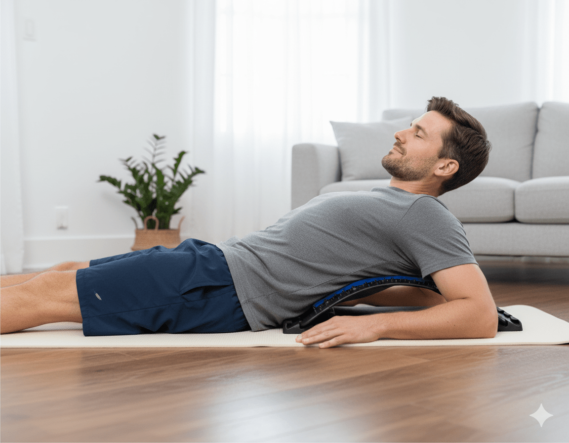 SpineEase ergonomický masážní protahovač zad pro správné držení těla a relaxaci