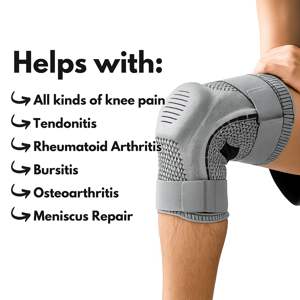 FlexStride Knee Support for Pain Relief and Joint Support for Active Living