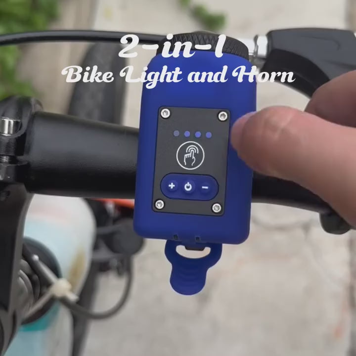 چراغ دوچرخه شارژی USB PulseBike با بوق یکپارچه