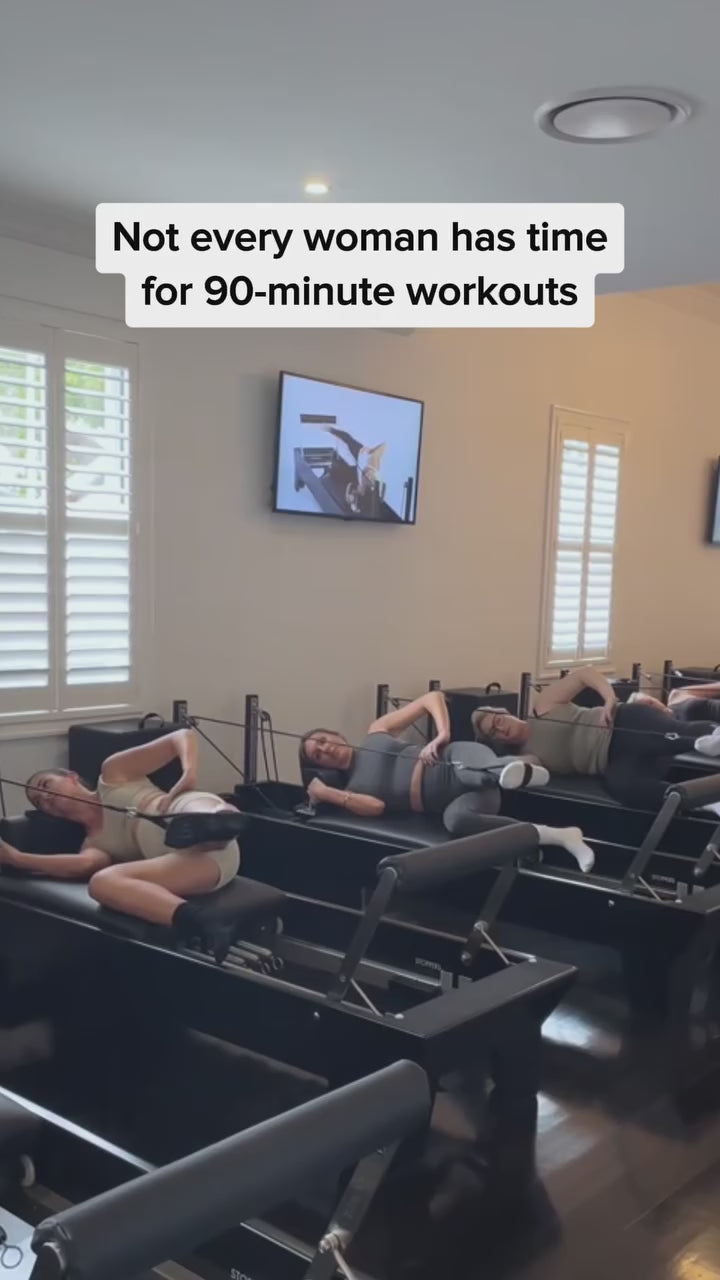 FlexBoard Přenosná skládací cvičební deska na pilates s držadlem pro přenášení