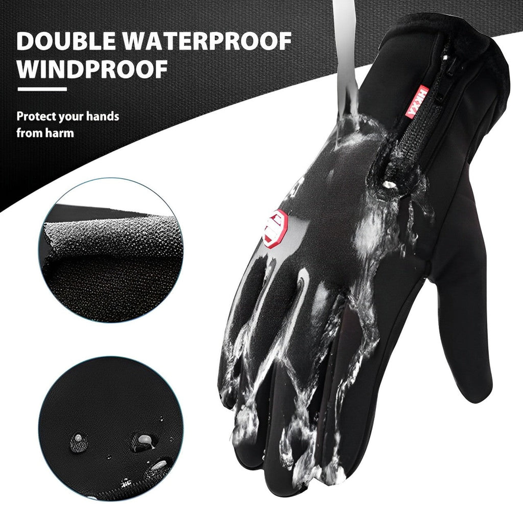 Thermally Insulated Winter Cycling Gloves For Men And Women