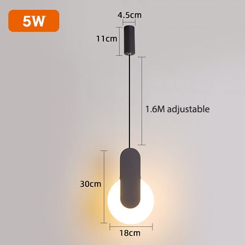 Závěsné svítidlo Nyra Moderní minimalistické železné svítidlo do kuchyní