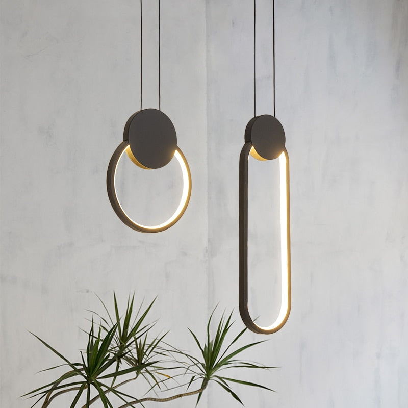 Závěsné svítidlo Nyra Moderní minimalistické železné svítidlo do kuchyní