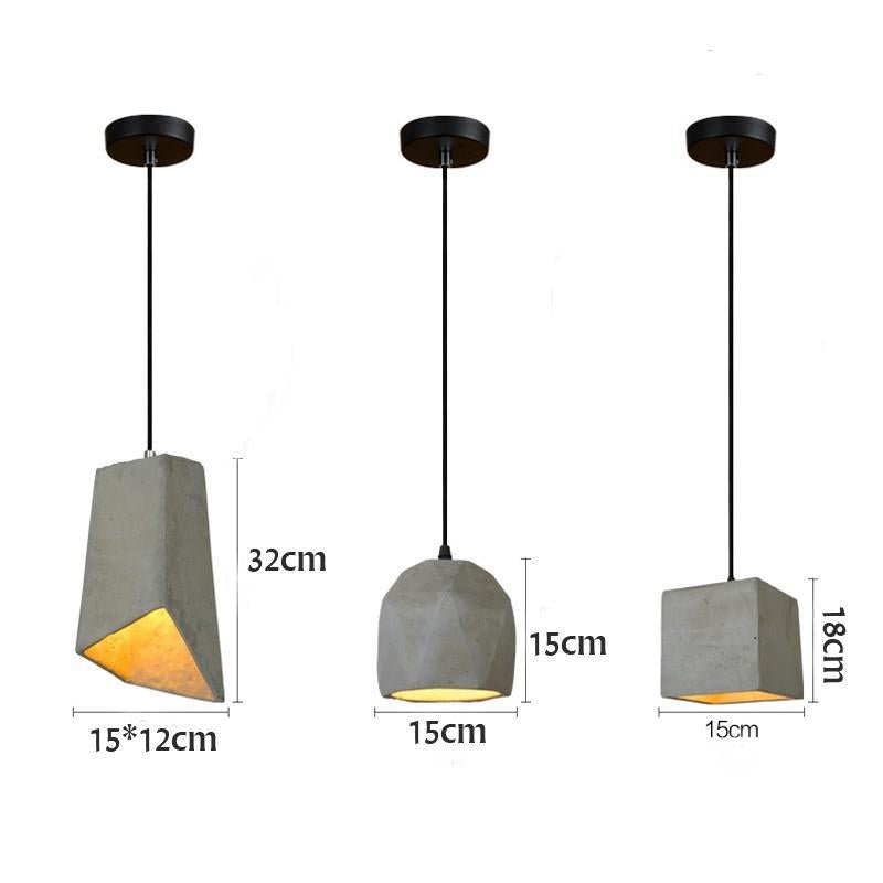 Fjordline Cement Pendant Lights For Modern Interiors