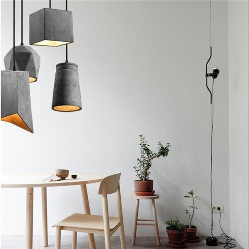 Fjordline Cement Pendant Lights For Modern Interiors
