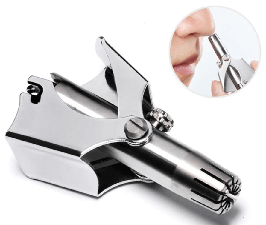 GroomNova מכשיר גזירת שיער באף מפלדת אל-חלד לטיפוח ללא כאבים