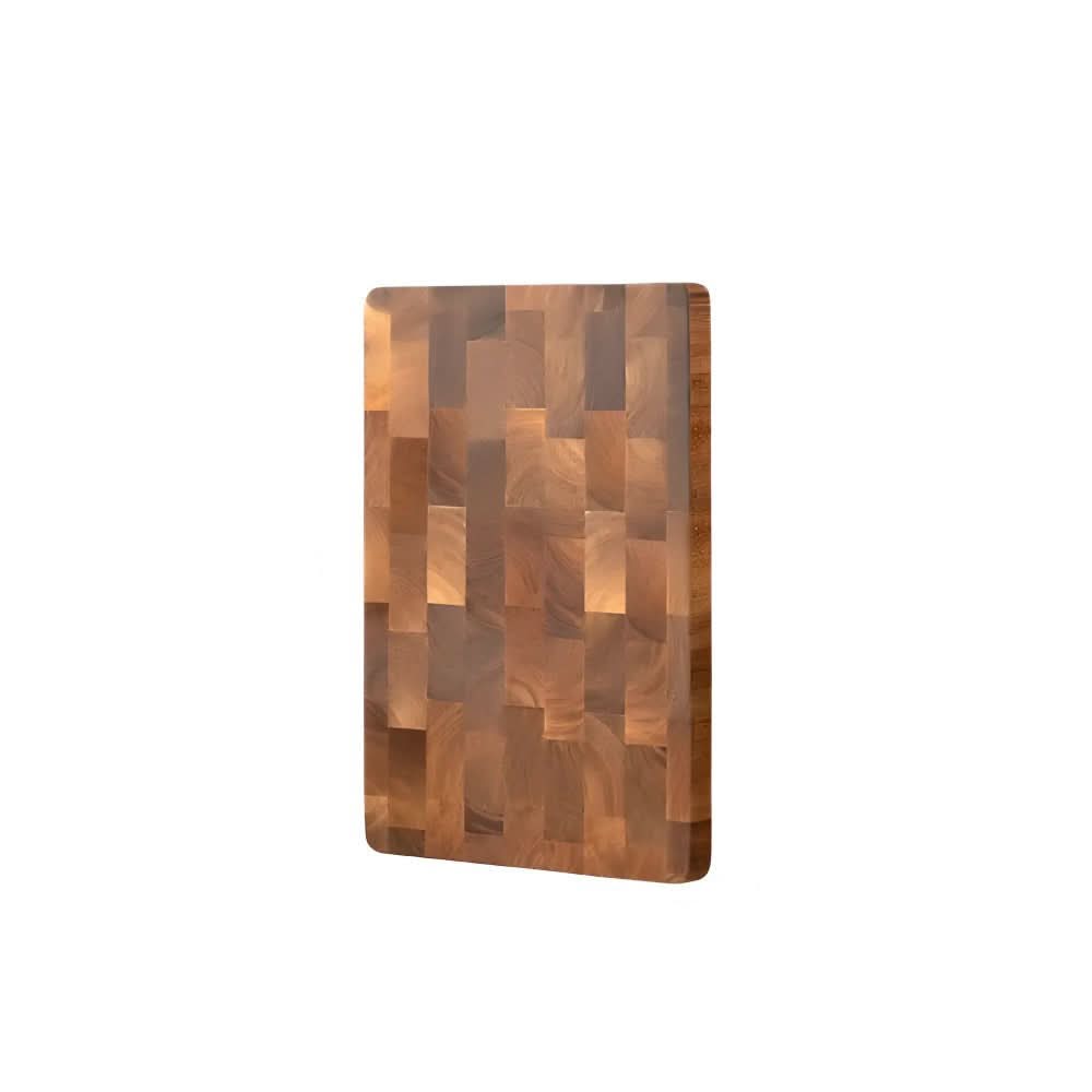 Tagliere in legno di acacia antibatterico con design a scacchiera di TimberHaven