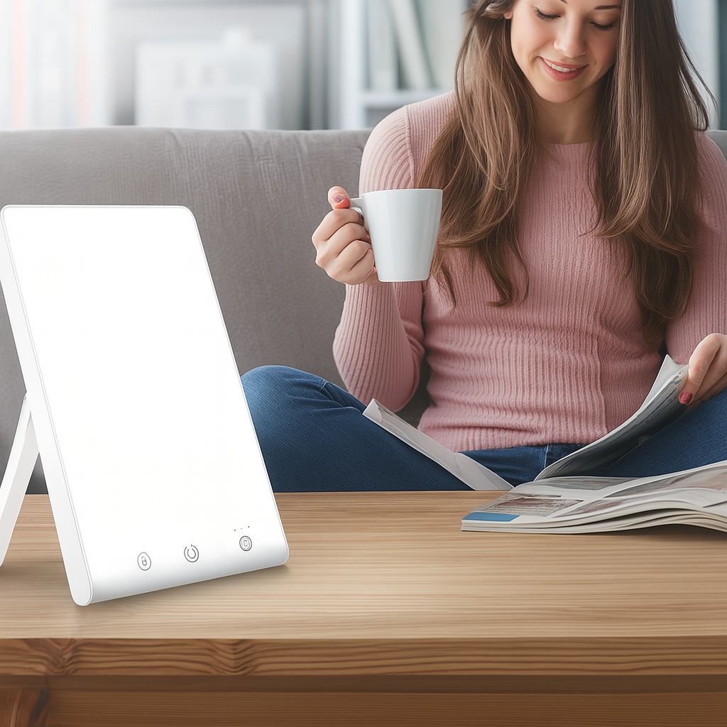 BrightMind Mevsimsel Duygudurum Bozukluğu için 35000 Lüks Işık Terapisi Lambası 3000K-6500K