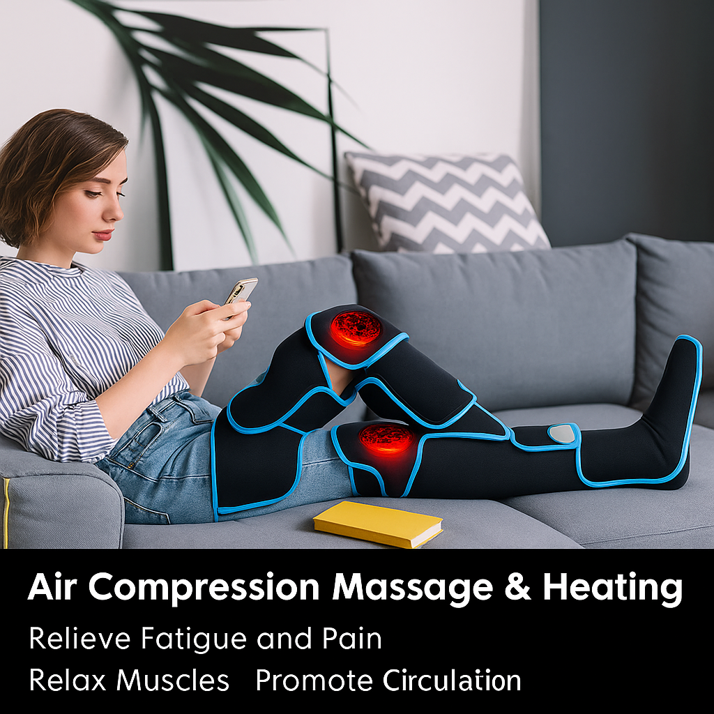 VigorFlow Air-C Full Leg Compression Massager Device