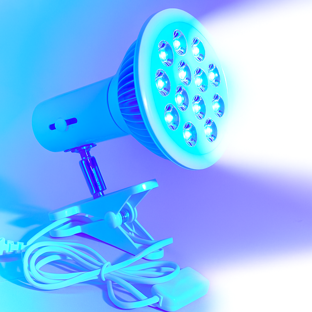 Bombilla de Terapia de Luz Azul NovaGlow 460nm Lámpara de Belleza para Cuidado de la Piel