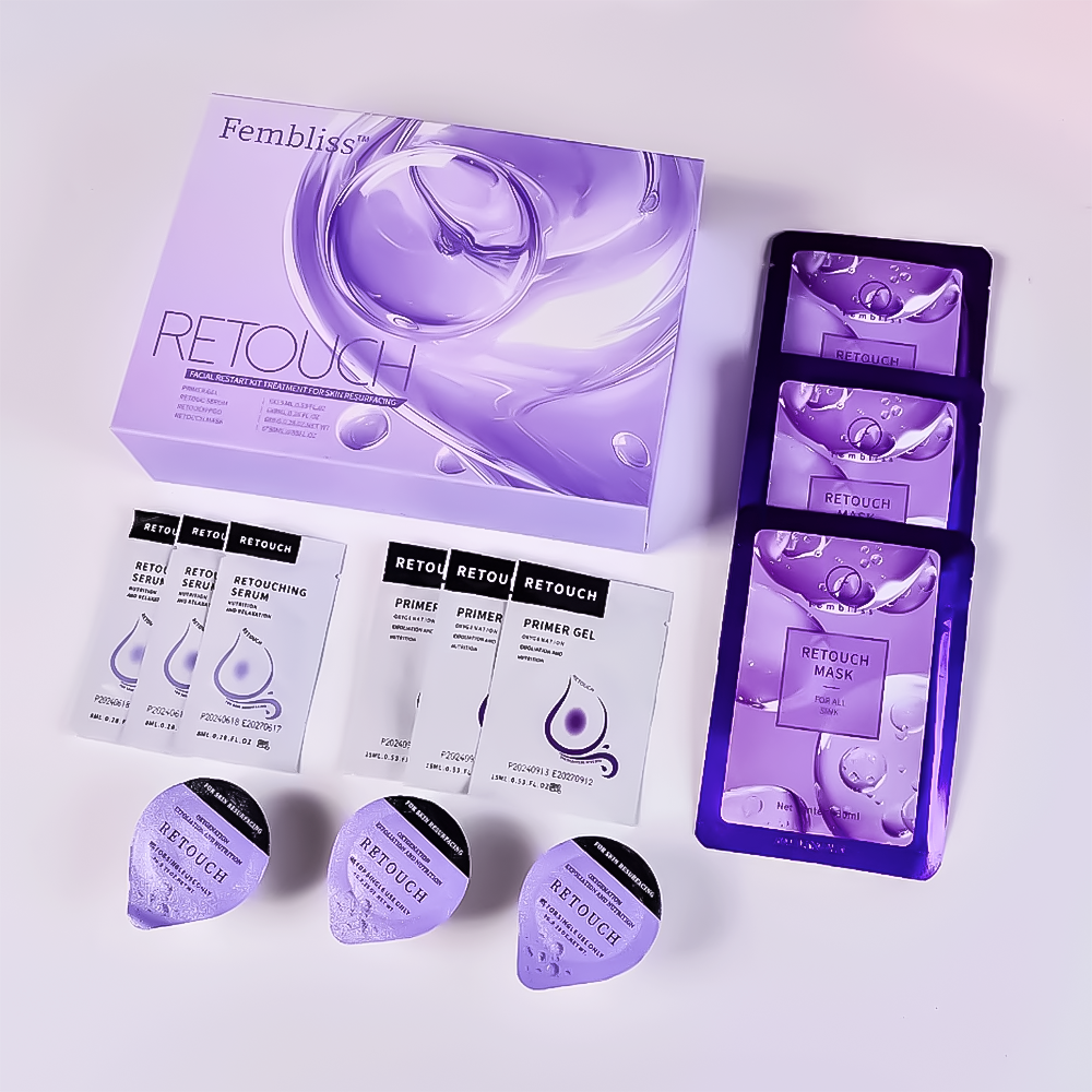 LumaPods Special Edition 6In1 CO2 Oxygen Facial Gel Kit Anti-Aging Hydration Radiance