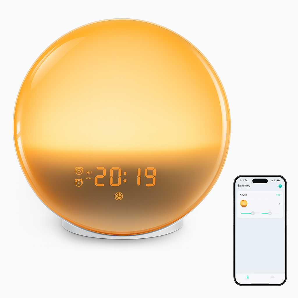 Wake Up Light: Smart Sunrise Alarm Clock and SAD Therapy Lamp