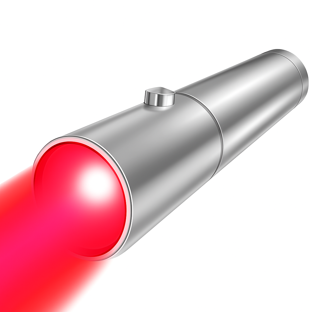 Red And Near-Infrared LED Light Torch - Handheld Device With Five Wavelengths