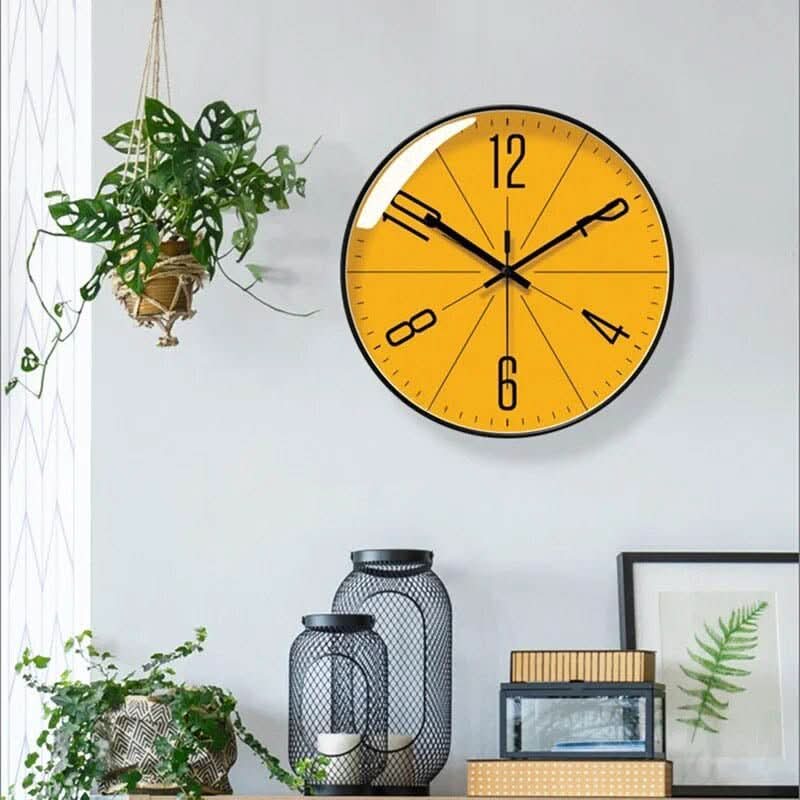NordicHush Silent Wall Clock With Minimalist Design