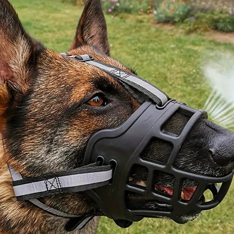 NexaGuard Breathable Dog Muzzle With Adjustable Straps For Safe Behavior