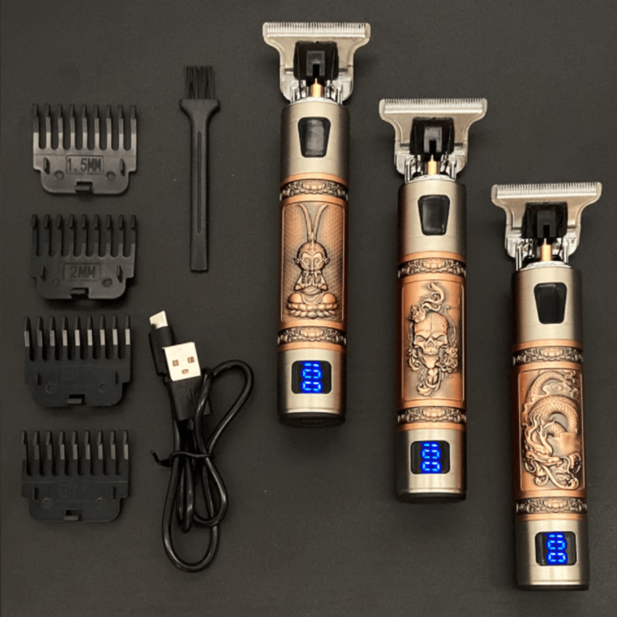 IronAxe Vintage Rechargeable Beard Trimmer For Precise Results