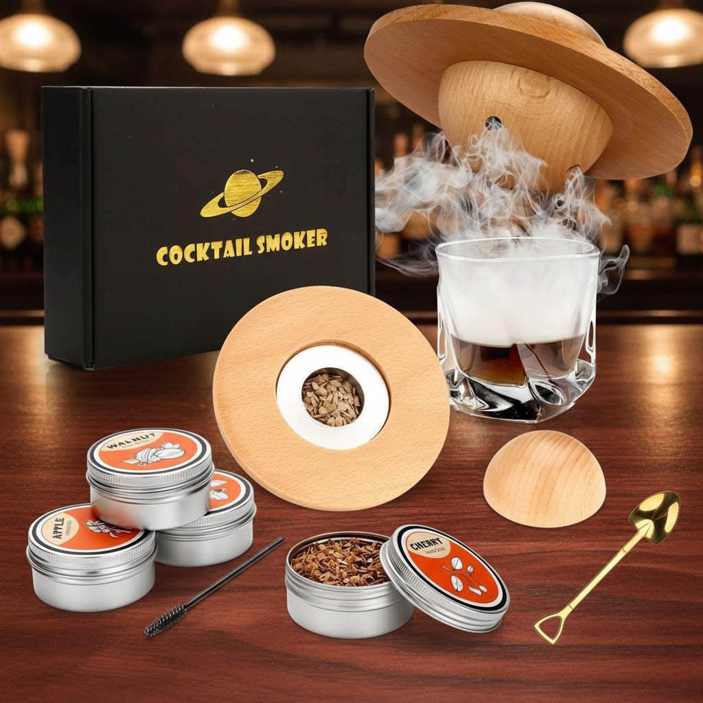 Aether Smoke Kit: Cocktail Smoker Set for Whiskey and Bourbon Lovers