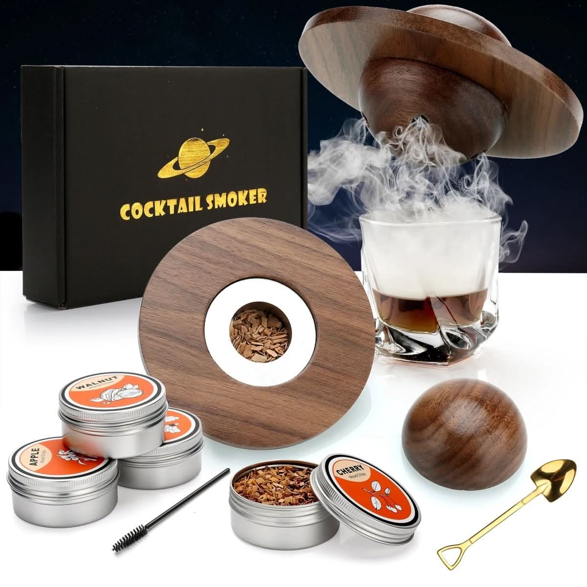 Aether Smoke Kit: Cocktail Smoker Set for Whiskey and Bourbon Lovers