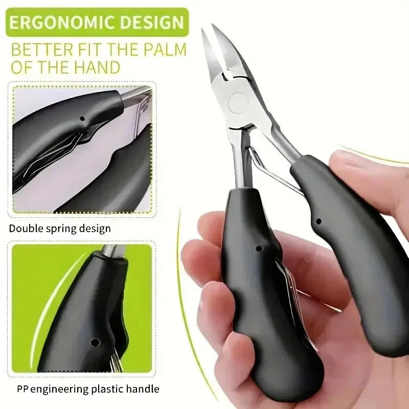 GripNail Pro Ergonomische Zehennagelschere für dicke und eingewachsene Nägel