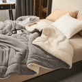 CozyNest Luxe plyšová flanelová fleecová deka pro pohodlí a styl